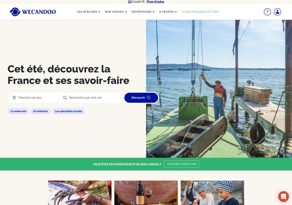 Vivez l'émotion de la création avec un artisan.