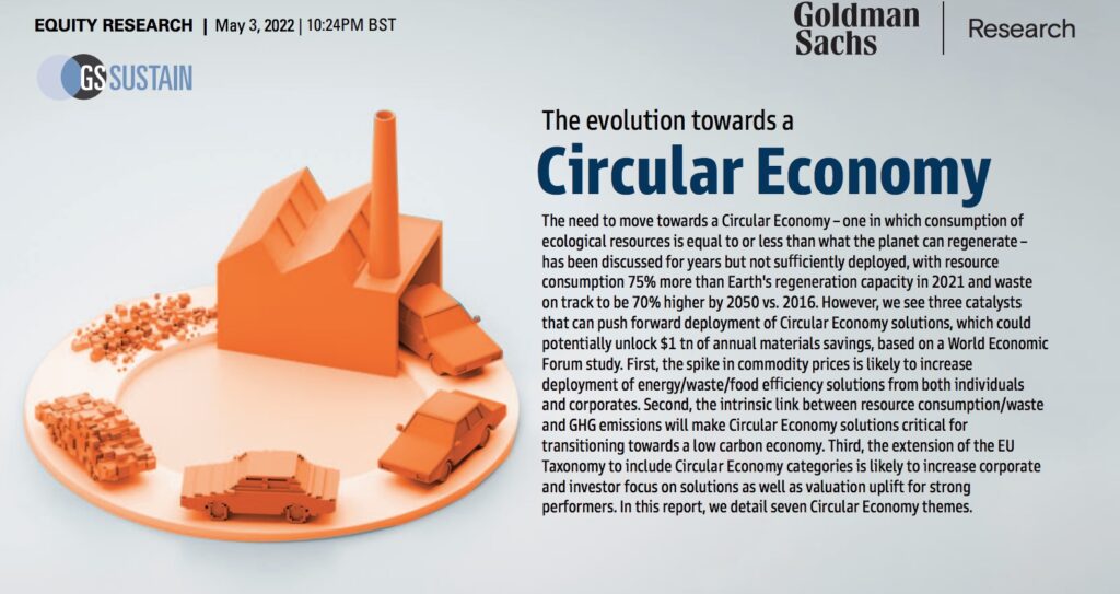 Goldman Sachs - Circular Econoimy